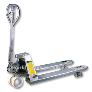 CE and ISO Certificate Stainless Steel Pallet Truck with after sales services